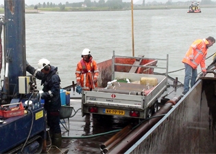 Afbeelding De waterbodemkwaliteit van de Boven-Rijn en Waal